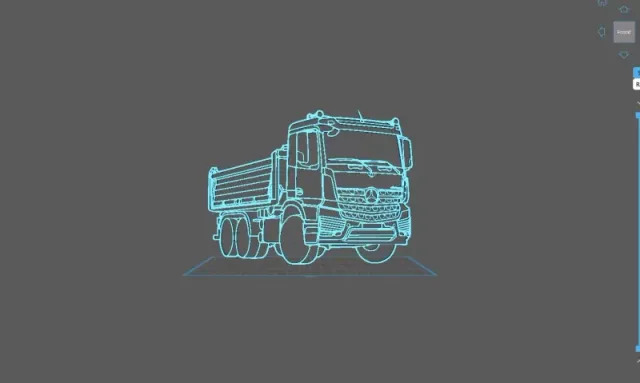 Truck - Mercedes Benz Wall Art
