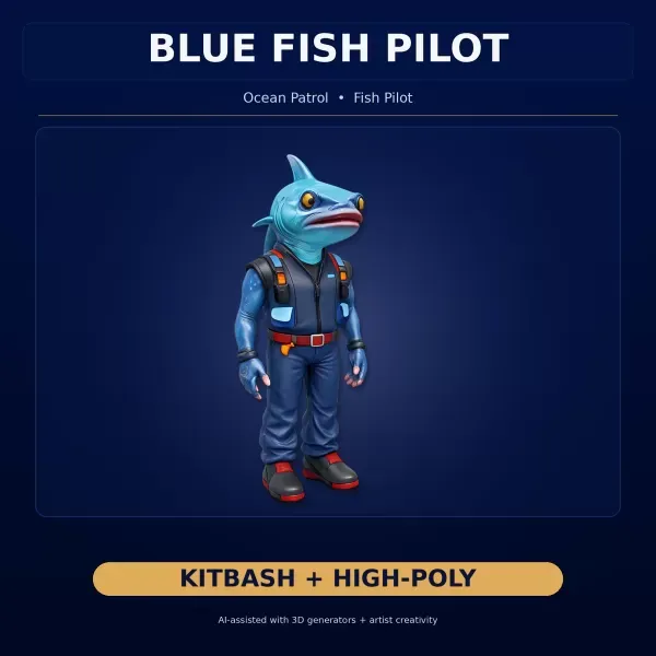 Anthro & Creature Character Collection – Kitbash + High-Poly 3D — Фото 18 из 21