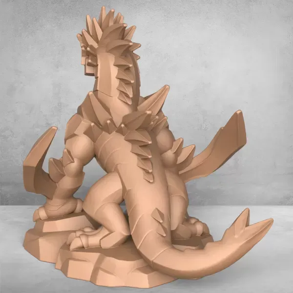 Medieval Dragon Warrior Statue — Фото 2 из 6