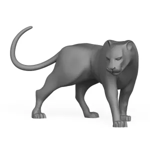 3D Printable Wild Animal Jaguar