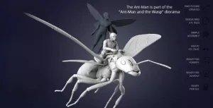 Ant Man 3Dprint Collectible file stl 3D print model