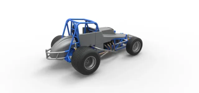Vintage Sprint car Scale 1:25 — Фото 18 из 30