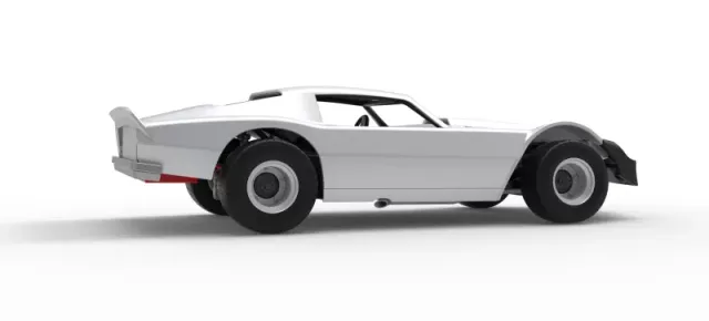 Vintage Dirt late model Race car Version 3 Scale 1:25 — Фото 21 из 29