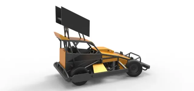 New Zealand Superstock car while turning Version 4 Scale 1:25 — Фото 20 из 29
