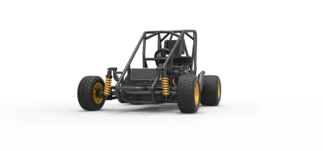 600 Micro sprint car Base Scale 1:25 — Image 6 of 31