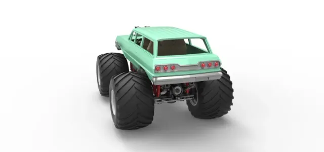 Vintage Monster Truck Scale 1:25 — Фото 14 из 21