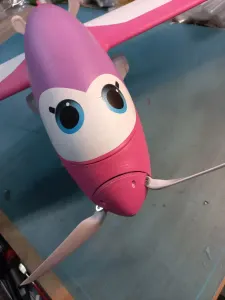 3D Printed R/C CARTOON SCALE MINI SAILPLANE WINGSPAN 1.45M