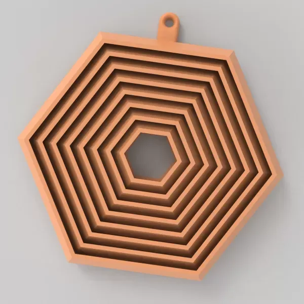 Hexagonal Key Chain Decoration — Фото 6 из 14