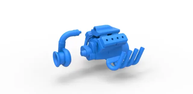 Diecast Funny car Turbo Engine Scale 1:25 — Фото 15 из 19