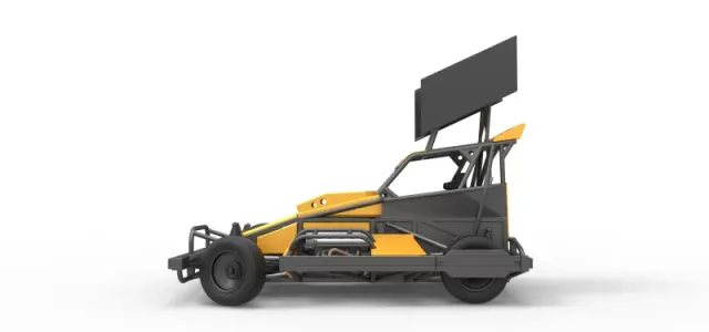 New Zealand Superstock car while turning Version 4 Scale 1:25 — Фото 9 из 29