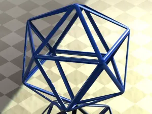 Wireframe Icosahedron