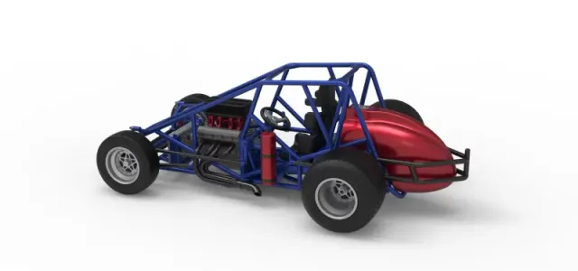 Dirt Silver Crown Car Base Scale 1:25 — Фото 12 из 30