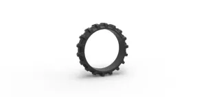 Diecast Tractor tire 10 Scale 1:25