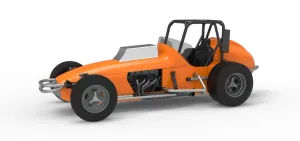 Dirt Silver Crown Champ car Version 2 Scale 1:25
