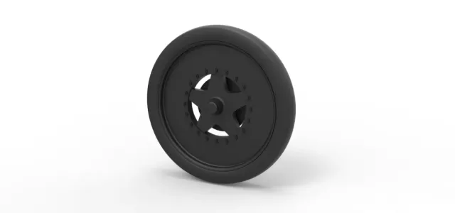 Diecast Front wheel from dragster — Фото 6 из 6