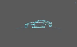 Aston Martin - Vantage 2022 Wall Art