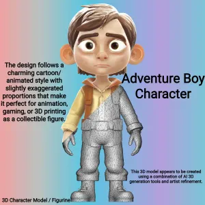 Adventure Boy Character
