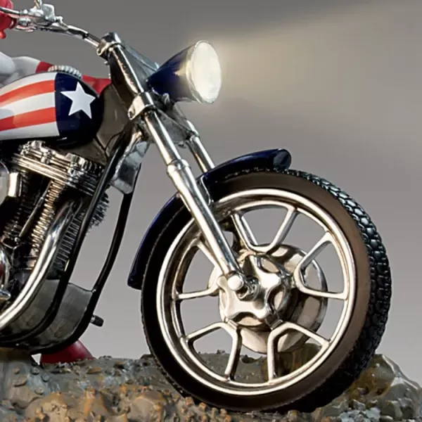 Captain America On Motorcycle Print Model 3D STL — Image 4 of 7