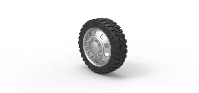 Diecast 10 Square Hole front semi wheel for pickup Scale 1:25 — Фото 7 из 12