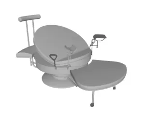 Obstetric chair-bed