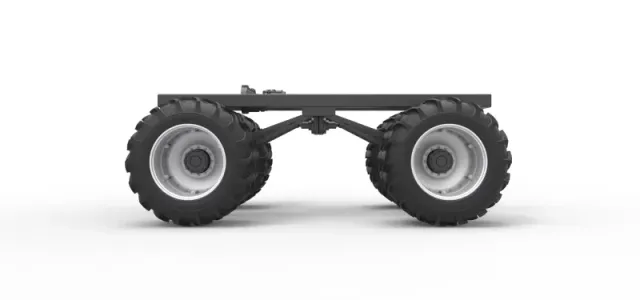 Chassis of Vintage Monster Truck with double wheels Scale 1:25 — Фото 6 из 26