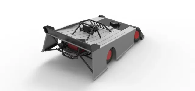 Super Dirt Late model while turning Version 2 Scale 1:25 — Фото 18 из 31