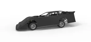 Super Dirt Late model for Pavement while turning Scale 1:25