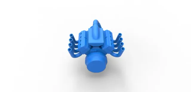 Diecast Funny car Turbo Engine Scale 1:25 — Фото 13 из 19