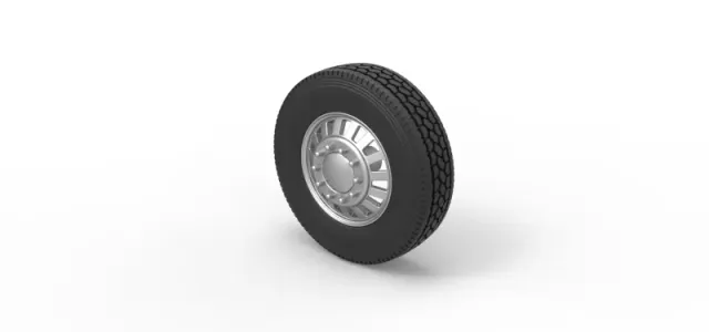 Diecast Front custom wheel of semi truck Version 16 Scale 1:25 — Image 7 of 11