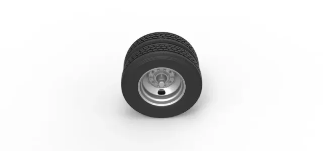 2 Hole double wheel of trailer Scale 1:25 — Фото 6 из 11