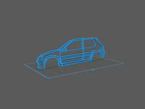 Peugeot - 106 Wall Art
