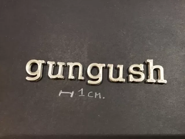 GUNGUSH Font lowercase 3D letters STL file — Image 2 of 4