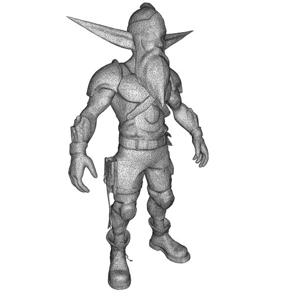 Fantasy Dwarf Warrior Pack – Fantasy Character Model Kitbash — Image 13 of 16