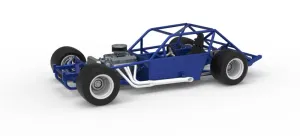Vintage Asphalt Modified stock car Base V6 Scale 1:25