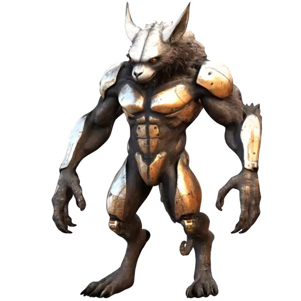 Armored Lycanthrope Warrior — Image 8 of 9