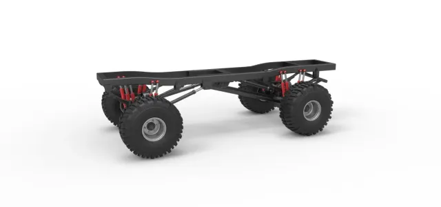 Chassis of Wheel Standing Mega Truck Scale 1:25 — Фото 23 из 23