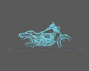 Harley Davidson - Fat Bob 2010 Wall Art