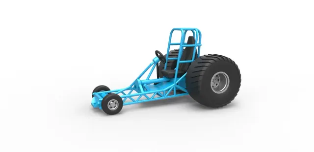 Diecast Chassis of Mini Rod pulling tractor Scale 1 to 25 — Фото 31 из 31