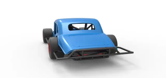 Vintage Asphalt Modified stock car V5 Scale 1:25 — Фото 14 из 26