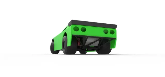 New Zealand Super Saloon race car while turning Scale 1:25 — Фото 15 из 31