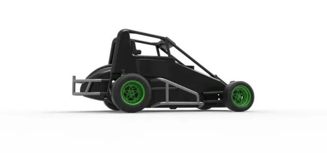 Pavement Midget car Scale 1:25 — Фото 21 из 31