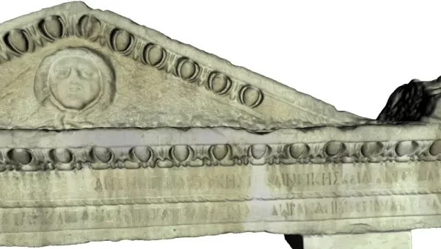 Ancient Greek Pediment — Image 2 of 6