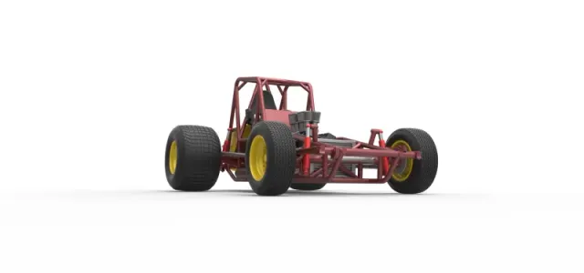 Vintage Sprint car Base Scale 1:25 — Фото 27 из 30