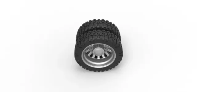 Diecast Rear semi wheel for pickup Version 16 Scale 1:25 — Фото 6 из 12