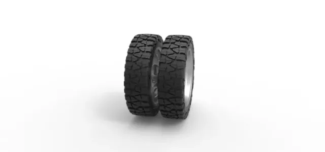 Diecast Rear semi wheel for pickup Version 15 Scale 1:25 — Image 3 of 12