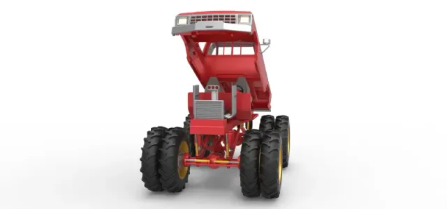 Vintage Monster Truck with double wheels Scale 1:25 — Фото 21 из 31