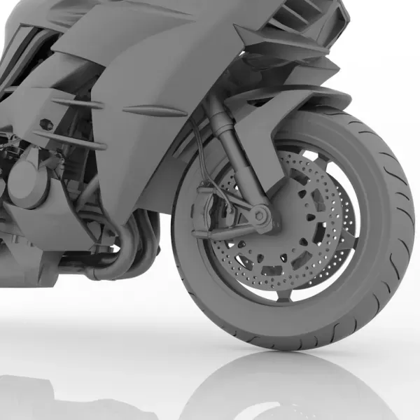 Kawasaki Ninja H2 3D Printed Motorcycle Model — Фото 3 из 8