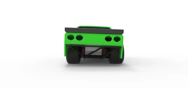 New Zealand Super Saloon race car while turning Scale 1:25 — Фото 16 из 31
