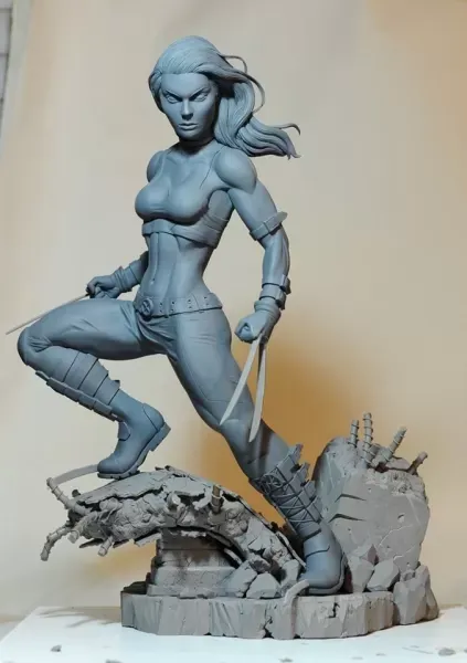 Laura Kinney- X23 Cody Galaxy HD Print Model 3D STL — Image 2 of 8
