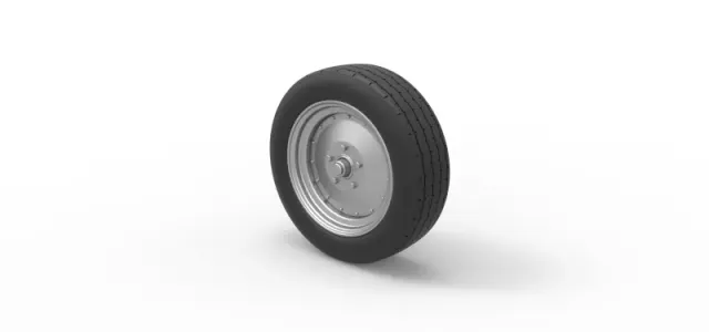 Front wheel of Vintage Funny Car Scale 1:25 — Фото 7 из 10